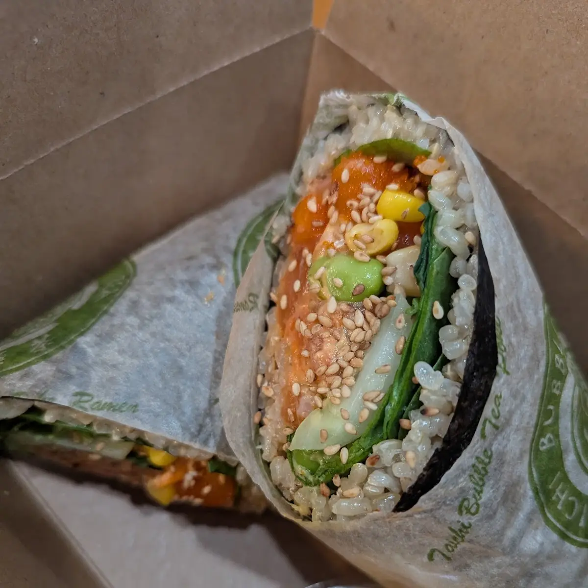 Salmon Sushi Burrito