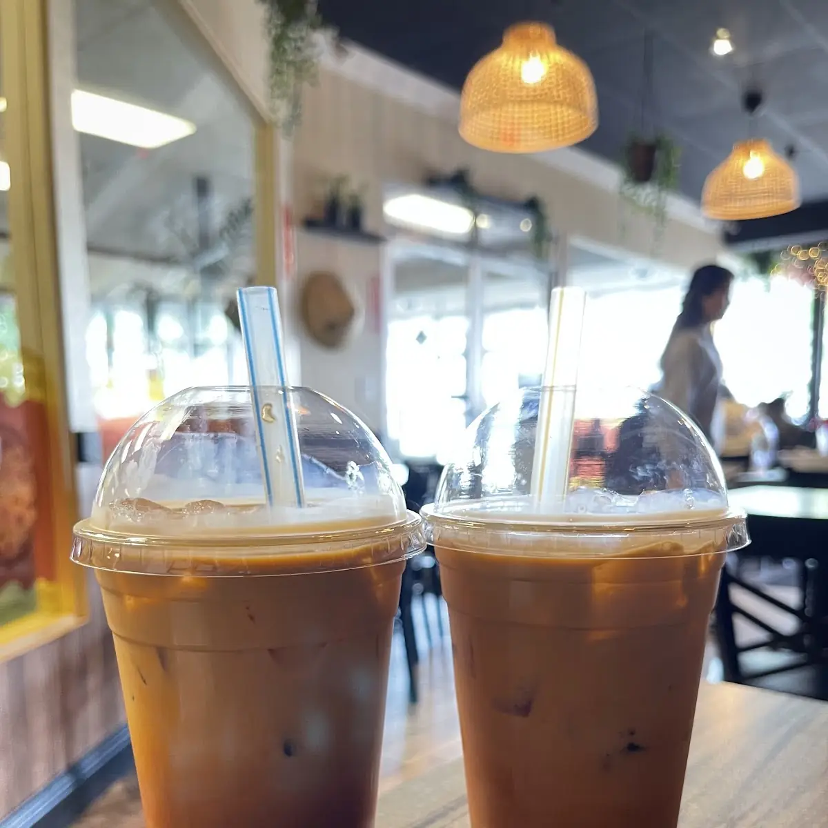 Thai Iced Tea with Boba