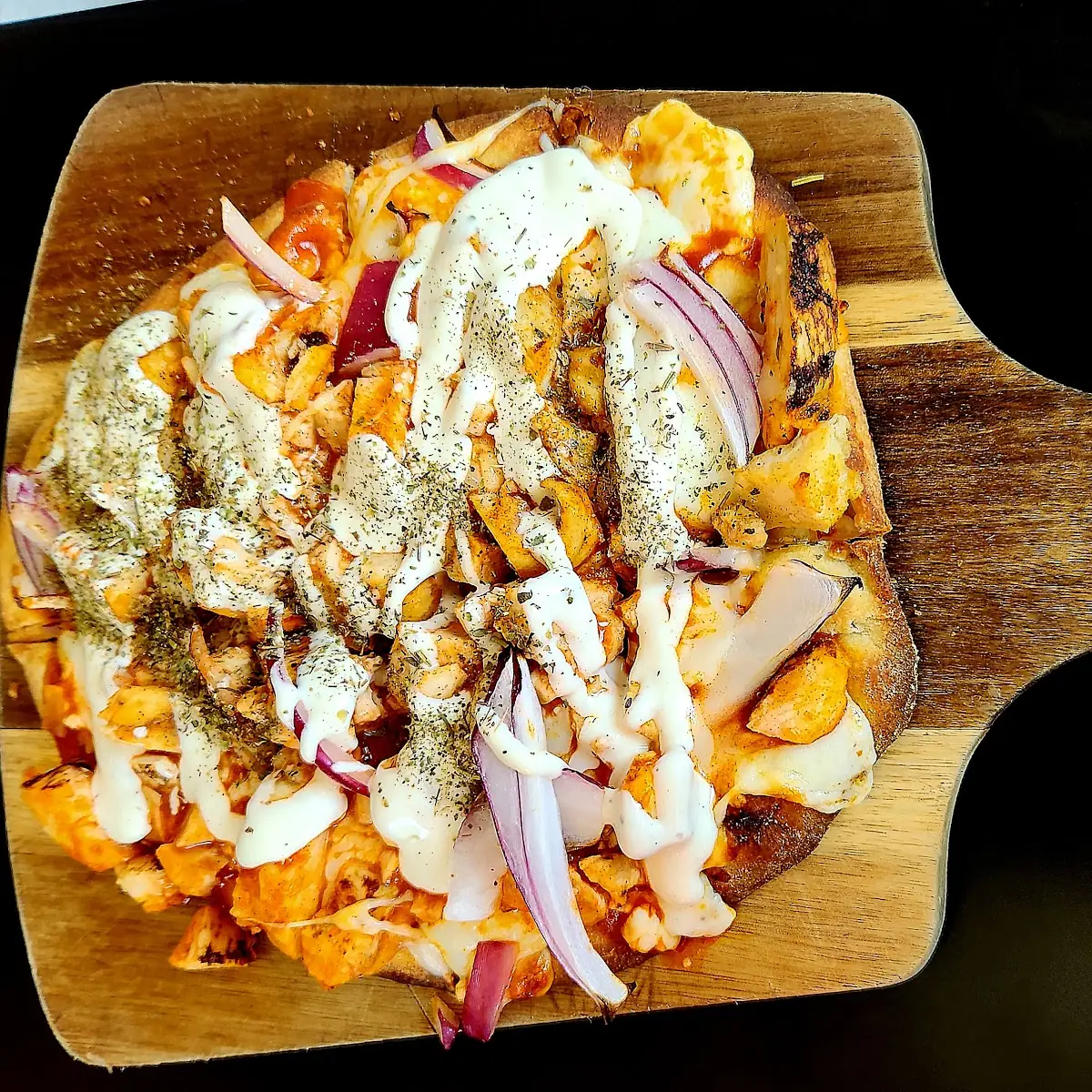 Buffalo Chicken Flatbread