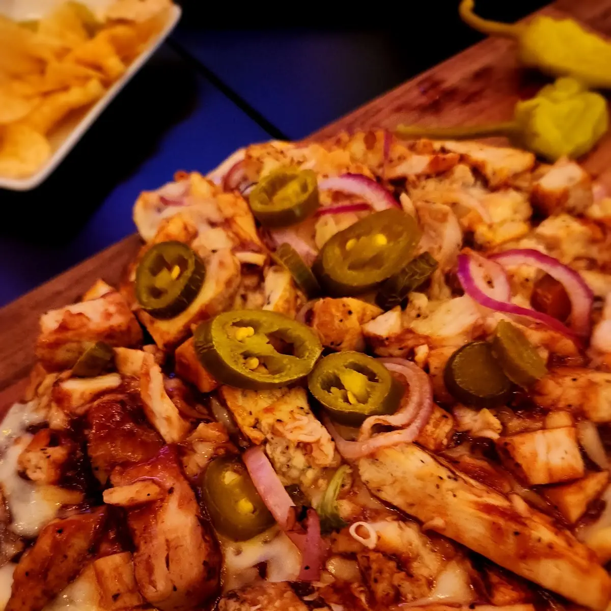 Buffalo Chicken Flatbread