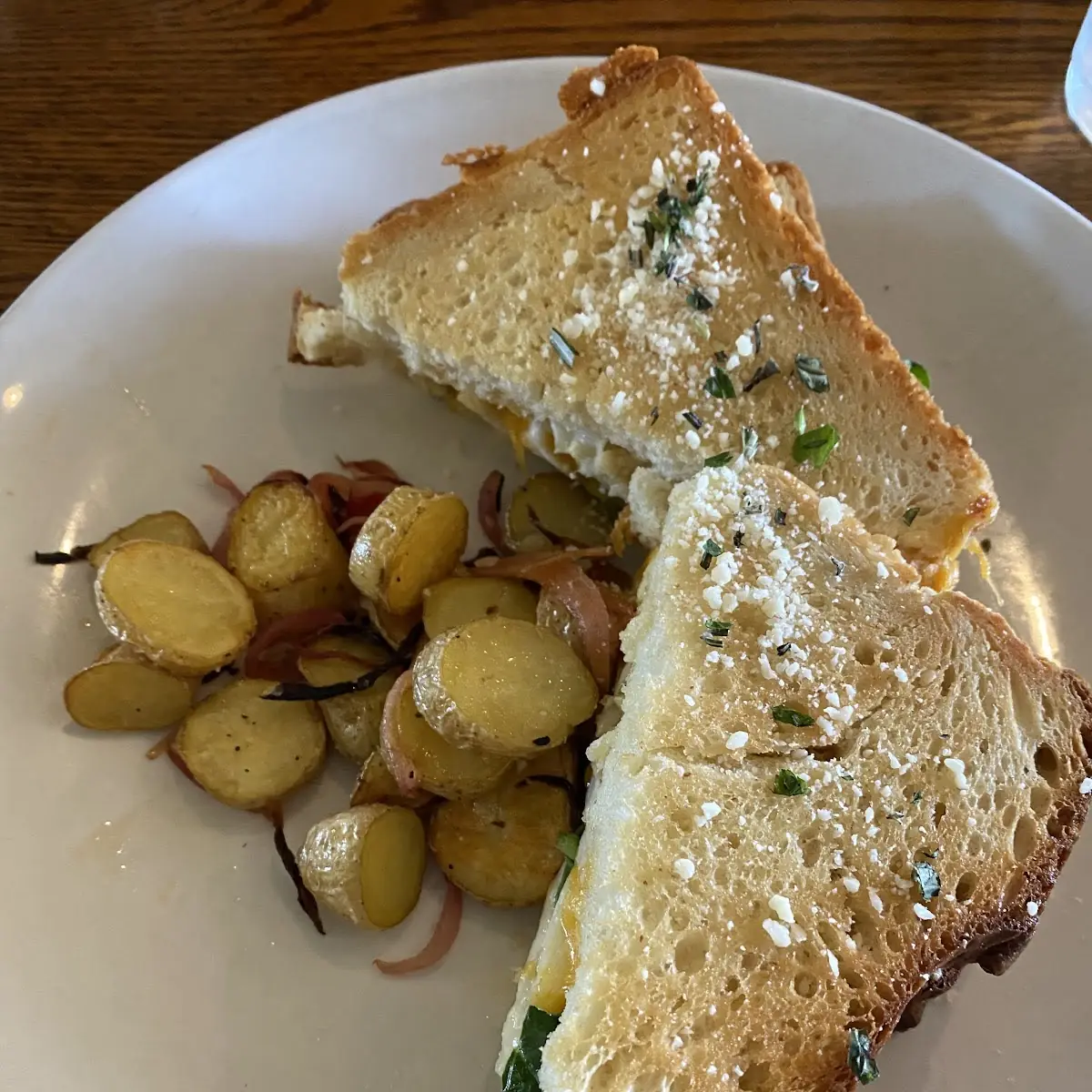 Cauliflower Grilled Cheese