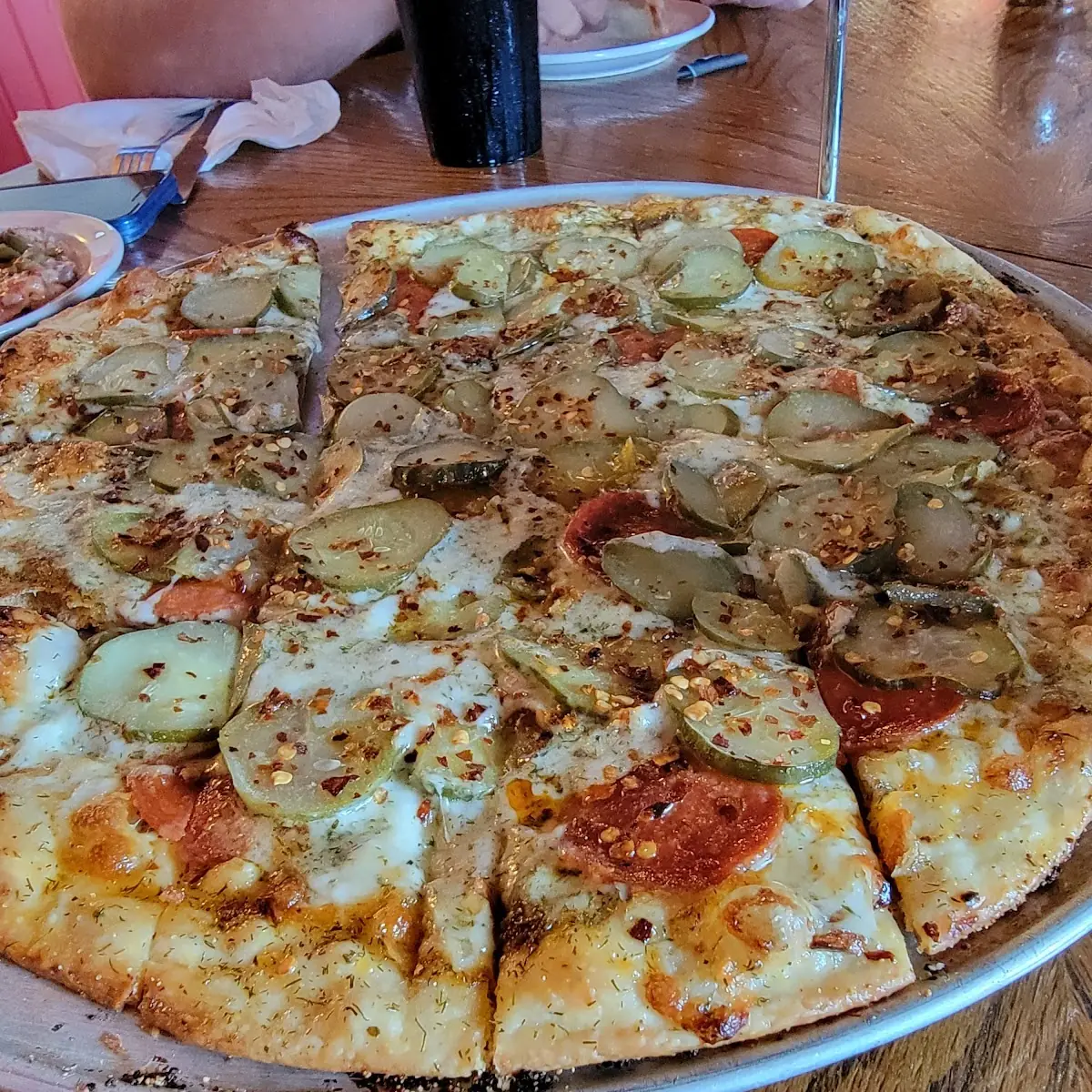 Pepperoni Pickle Pizza