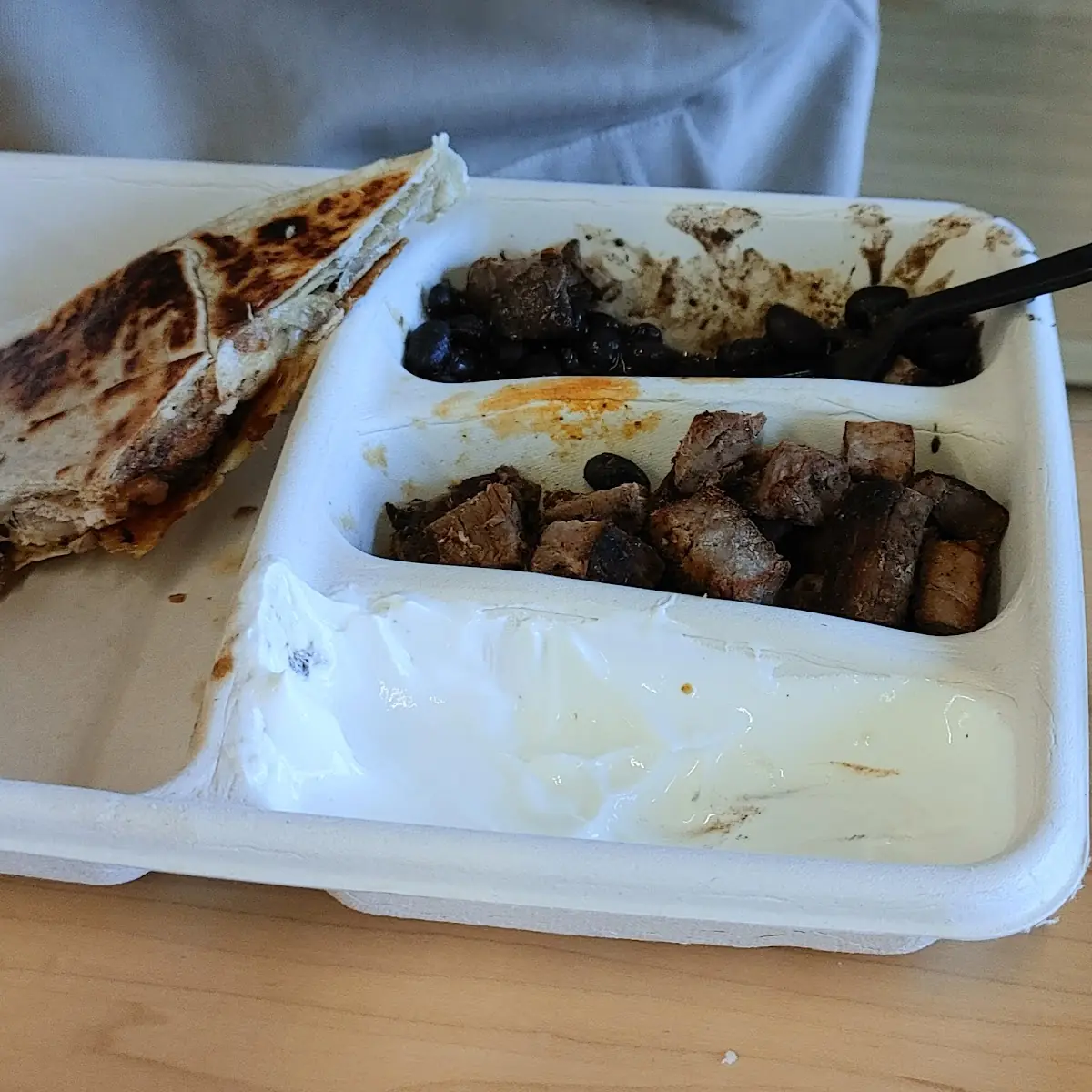 Garlic Beef Quesadilla