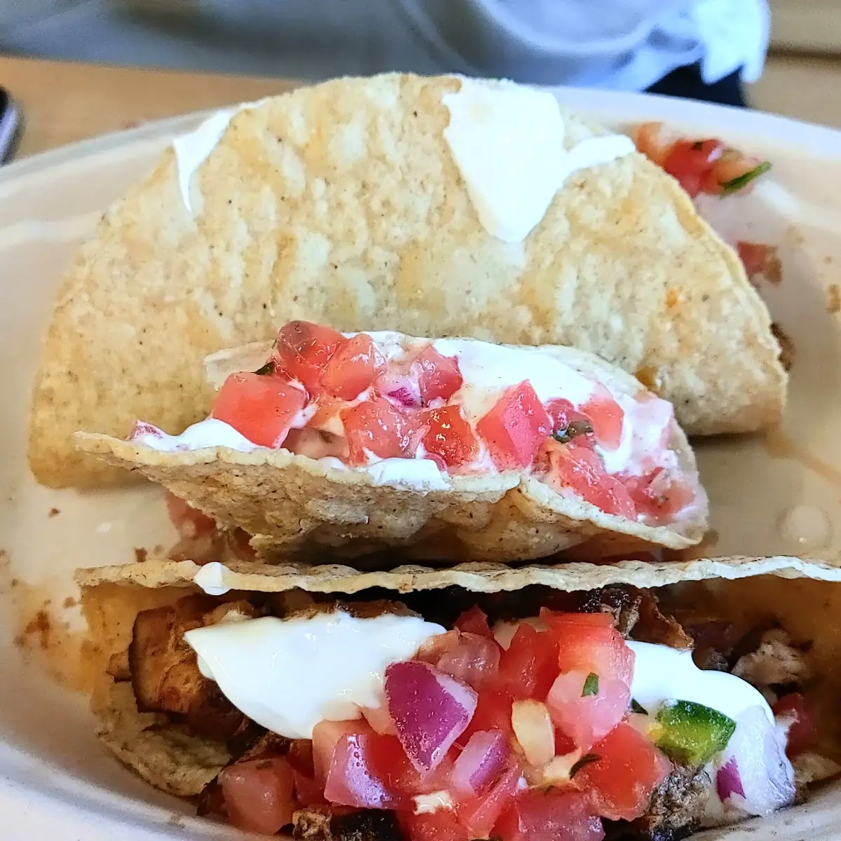 Garlic Beef Tacos