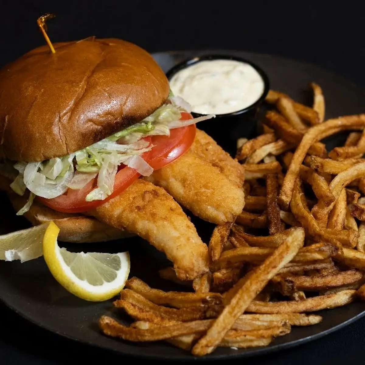 Breaded Perch Sandwich