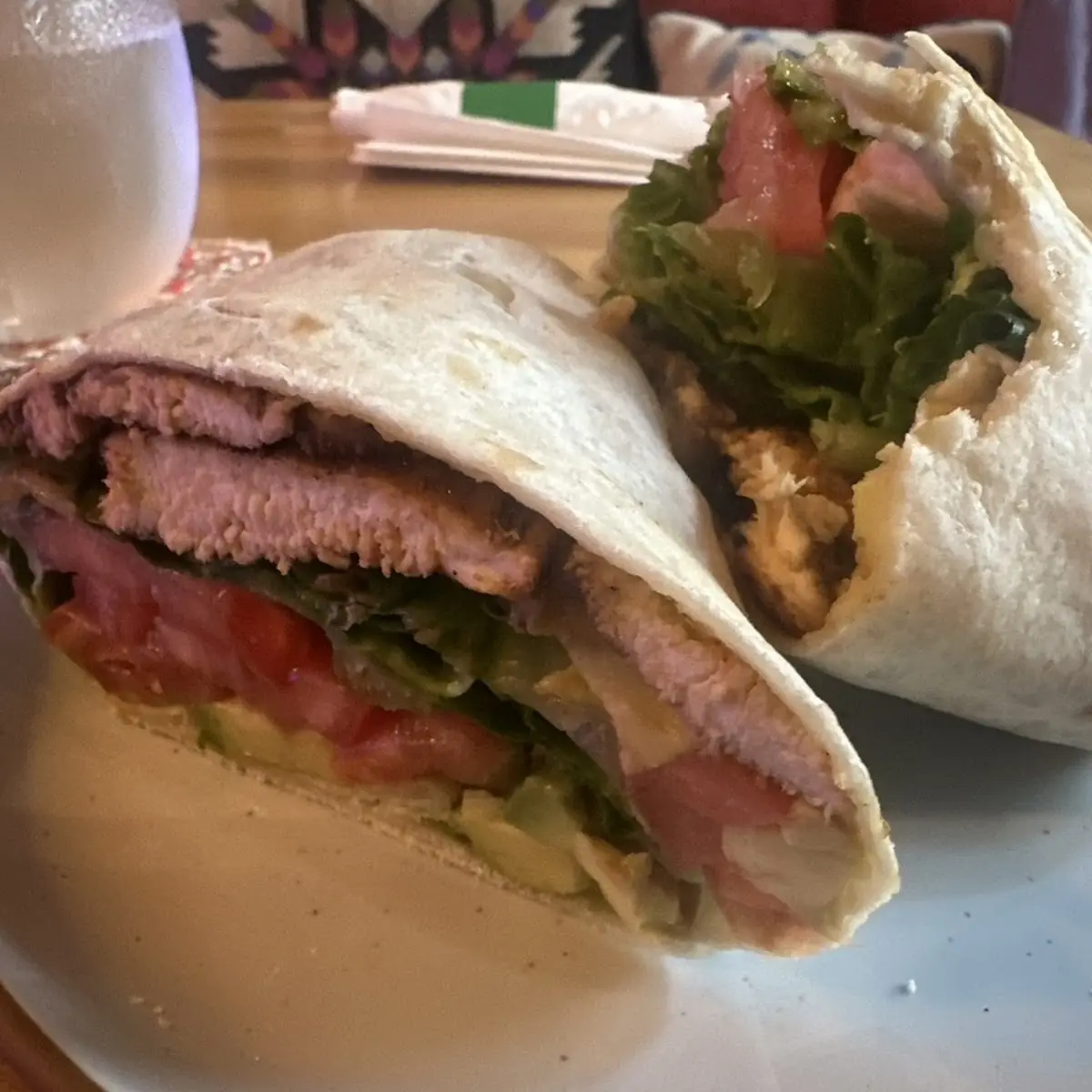 Cajun Chicken Wrap