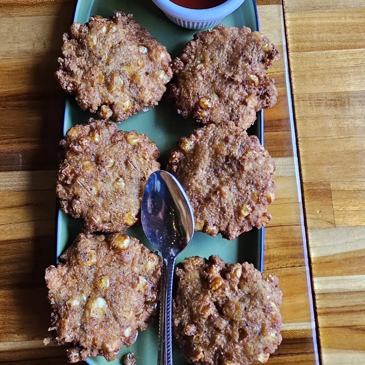 Tofu Corn Cakes
