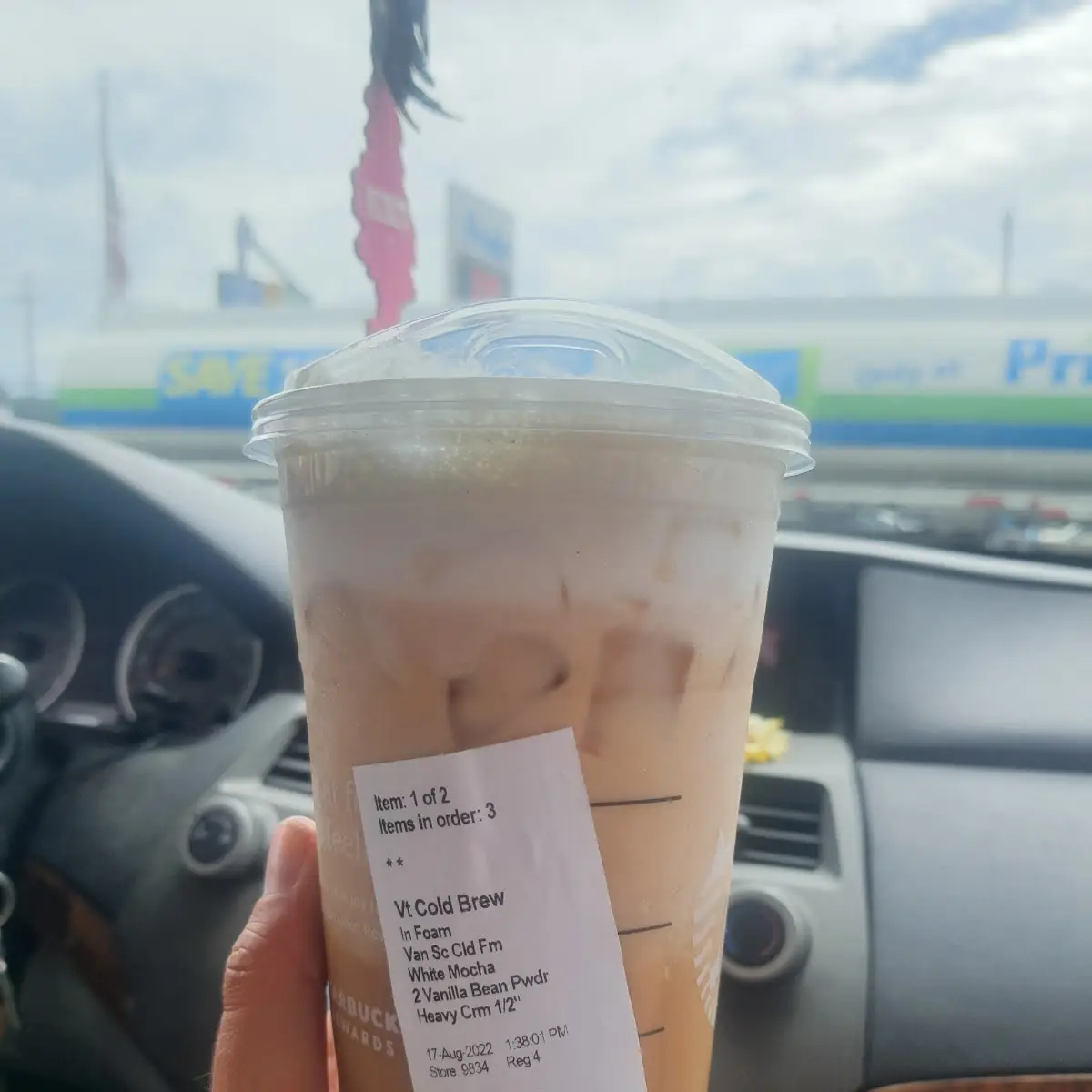Iced Vanilla Latte