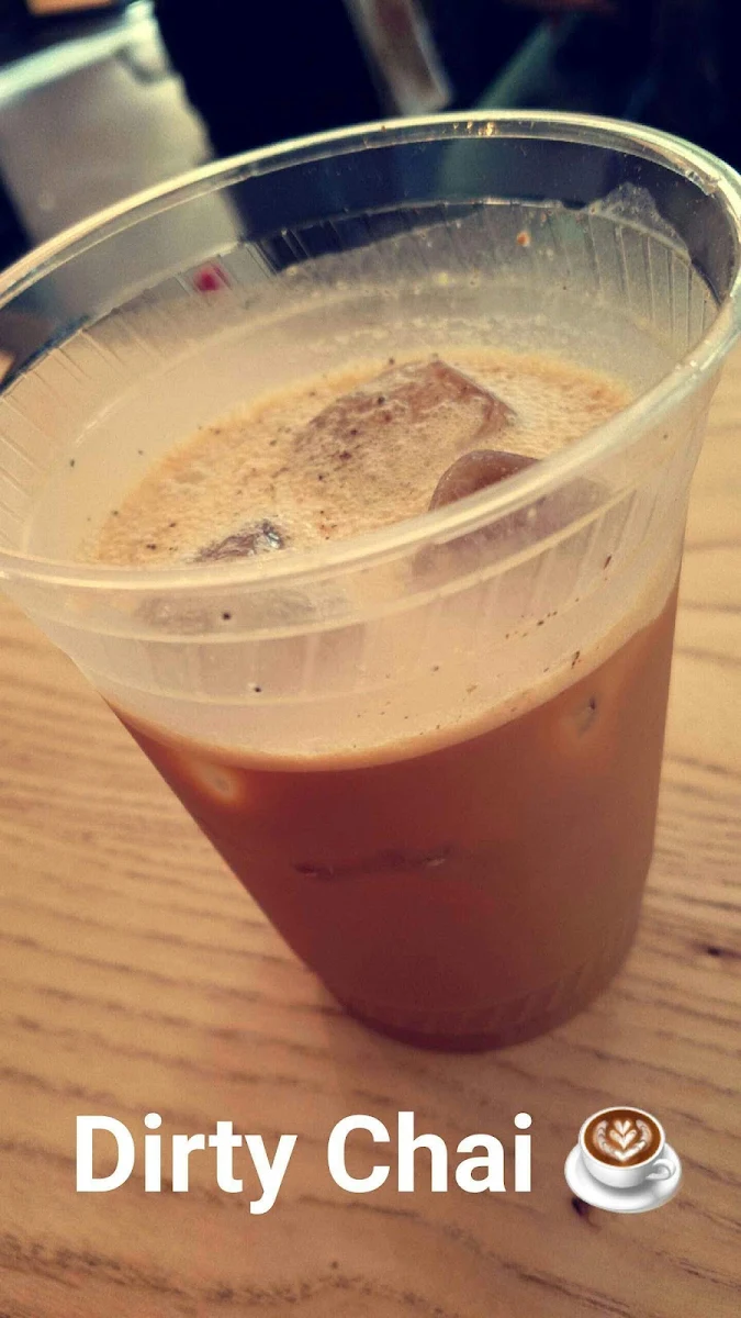 Iced Dirty Chai Latte