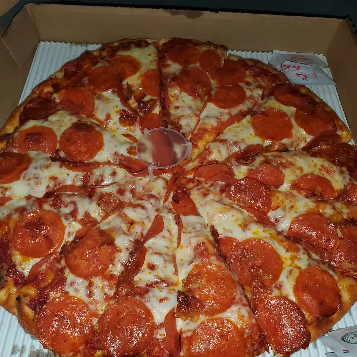 Pepperoni and Bacon Pizza