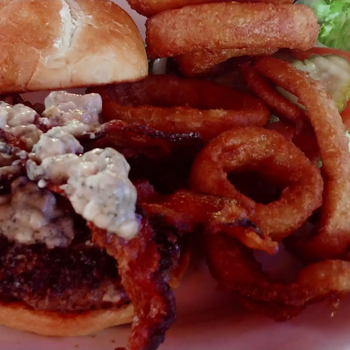 Black and Bleu Burger