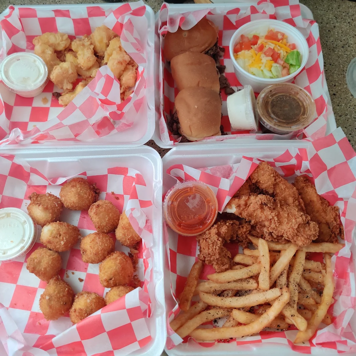Cheese Bites Poppers and Sliders