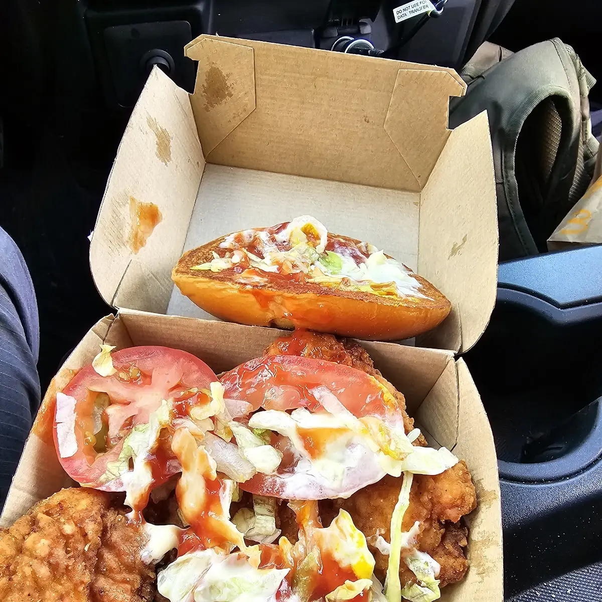 Hot Mess Chicken Sandwich
