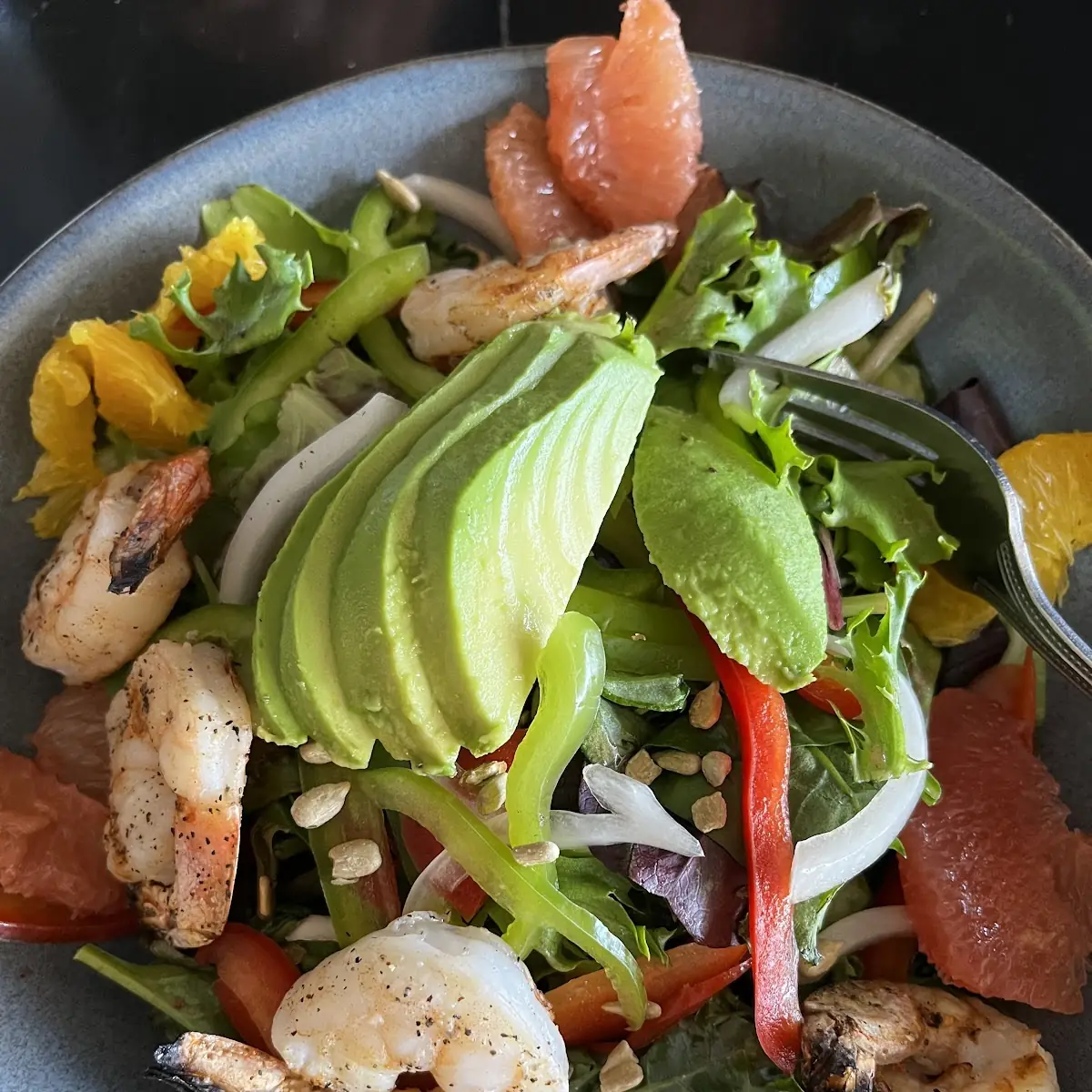 Cajun Shrimp Salad with Avocado