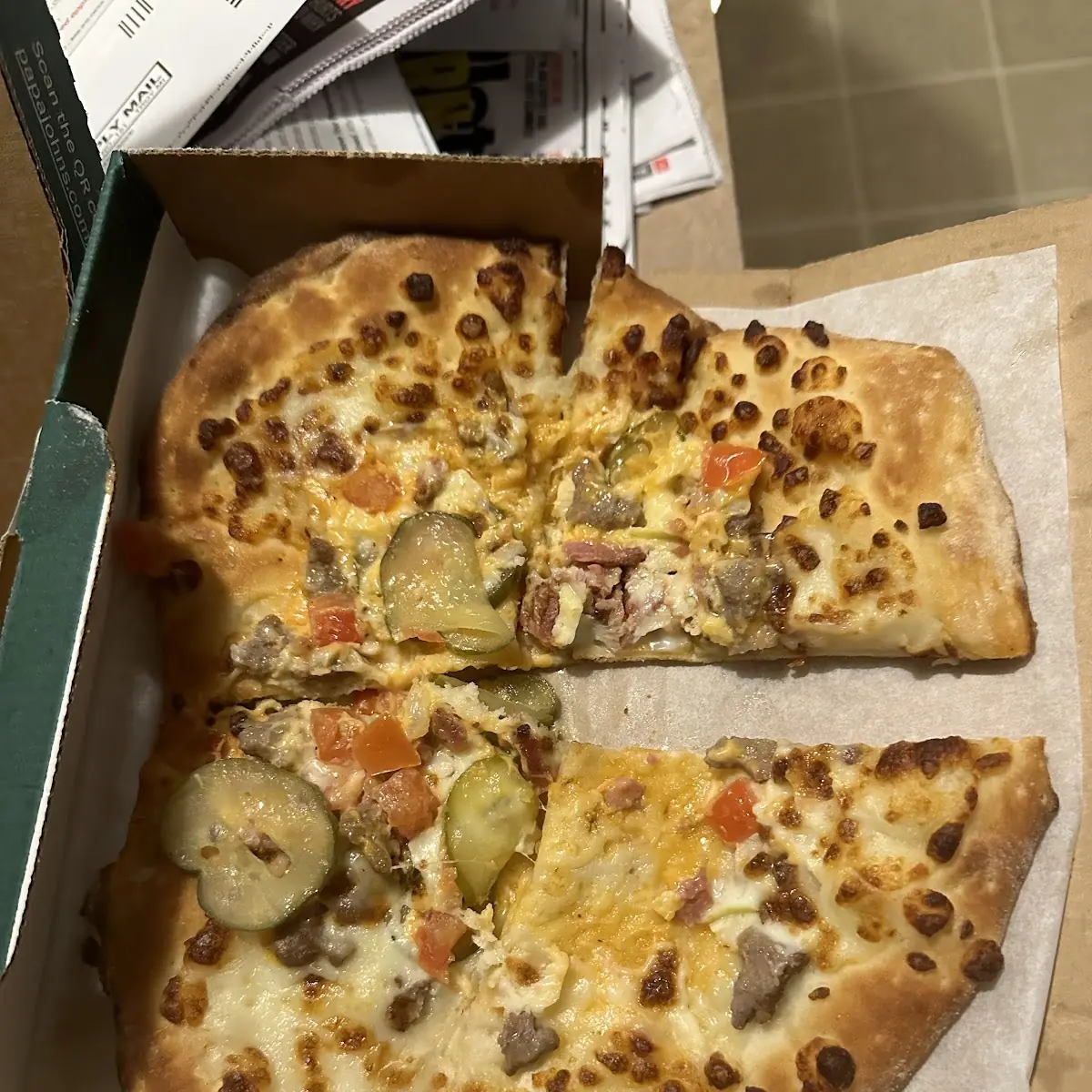 Double Cheeseburger Pizza