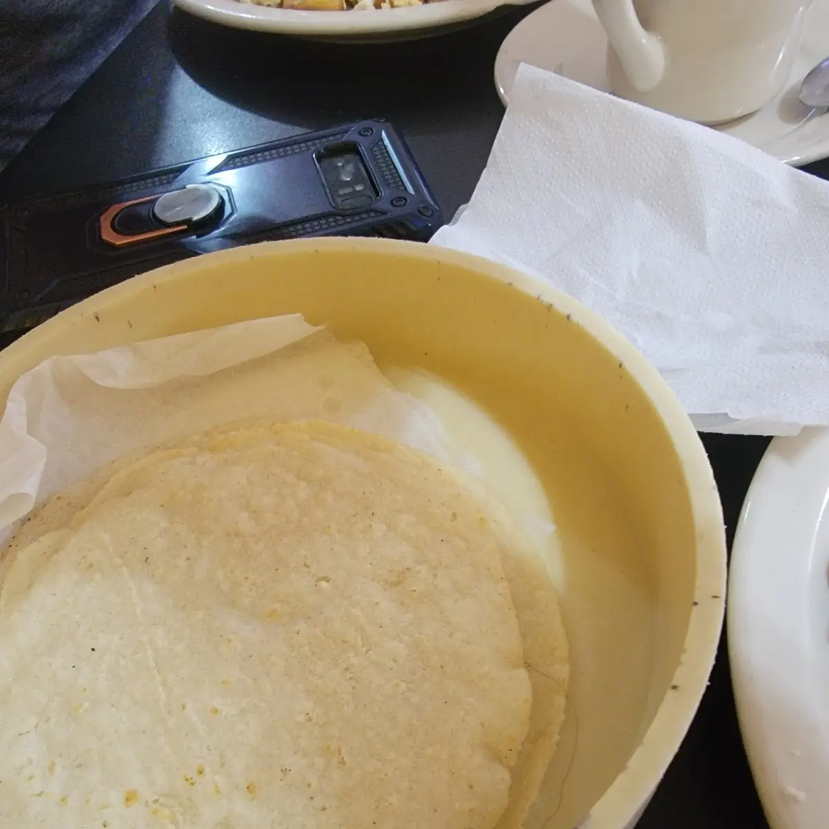 Freshly Made Corn Tortillas