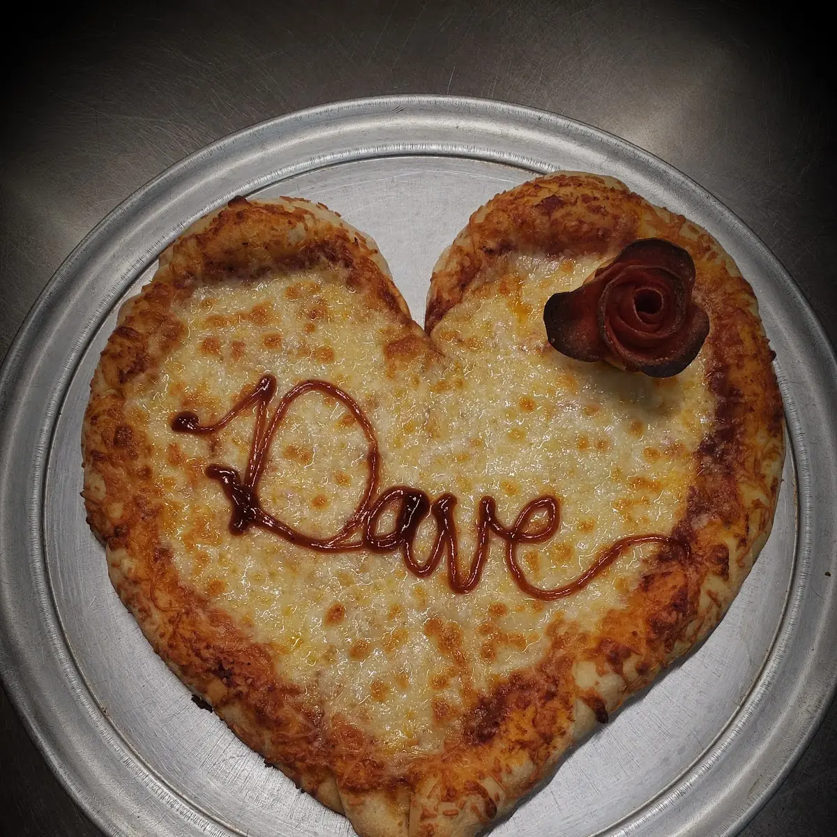 Valentine's Day Heart Pizza