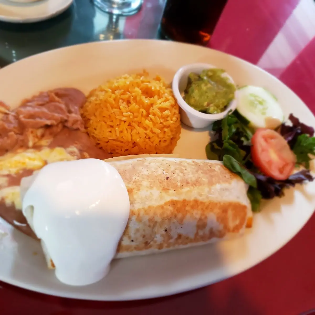 Refried Beans and Cheese