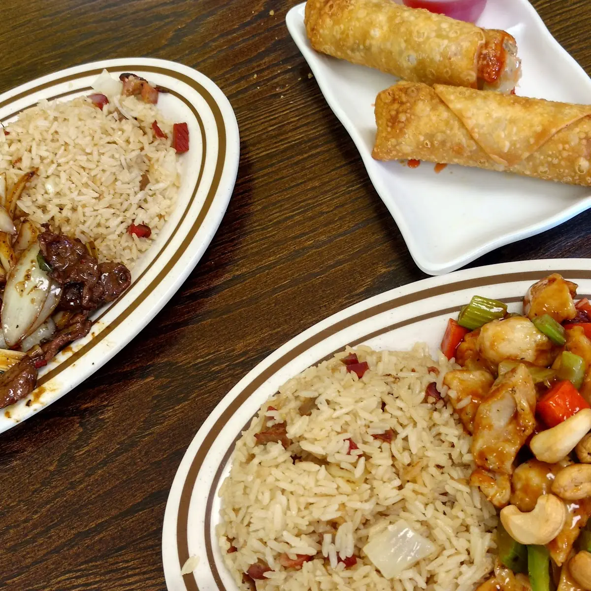 Egg Rolls and Rice