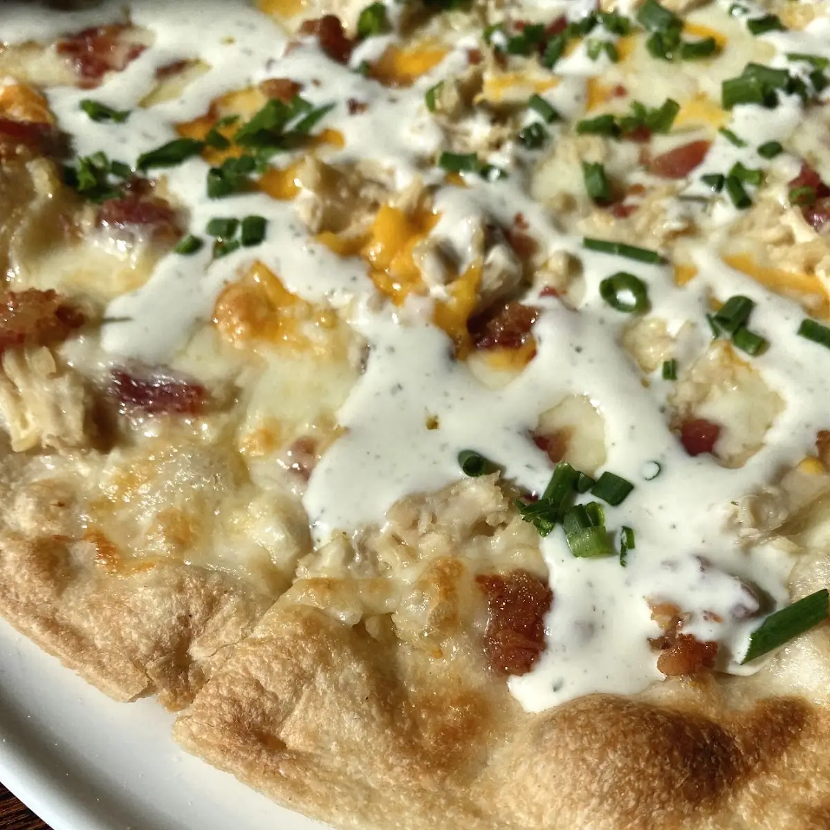 Chicken Bacon Ranch Pizza