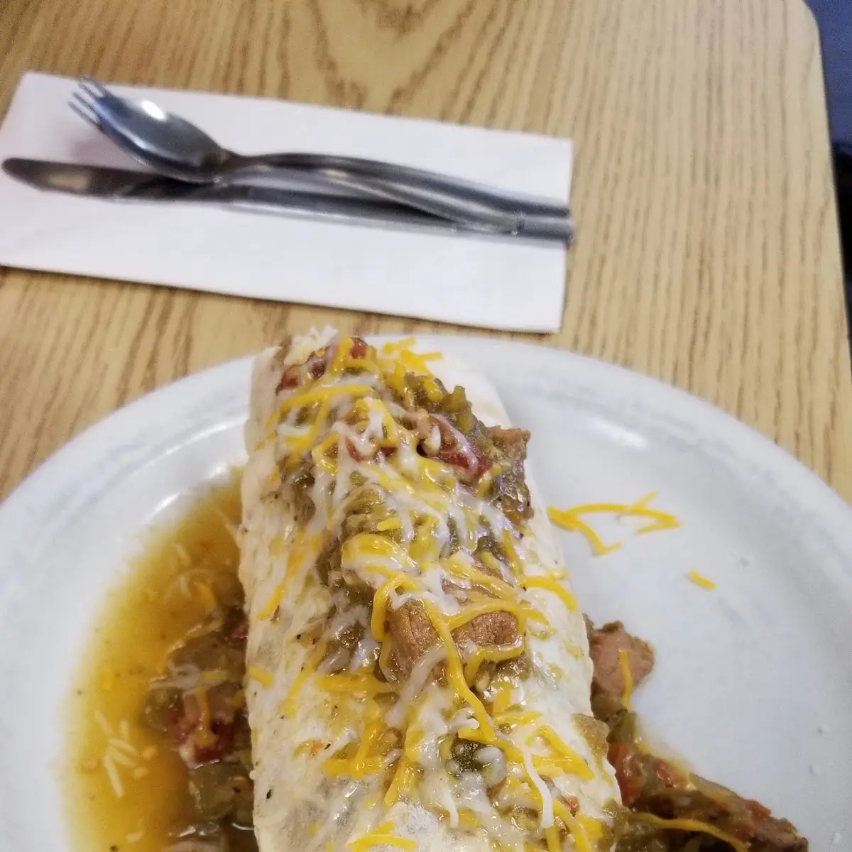 Smothered Breakfast Burrito