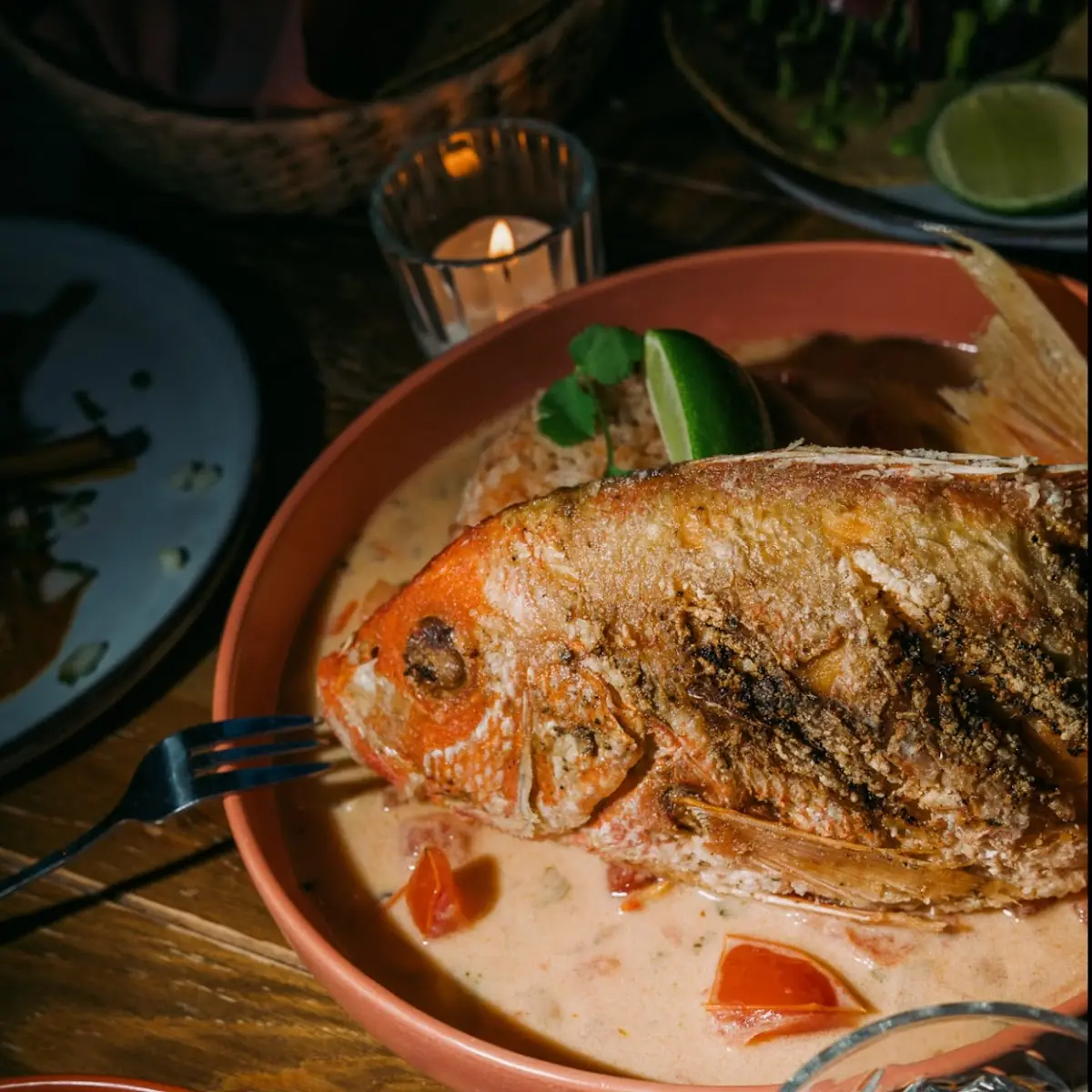 Whole Fried Snapper