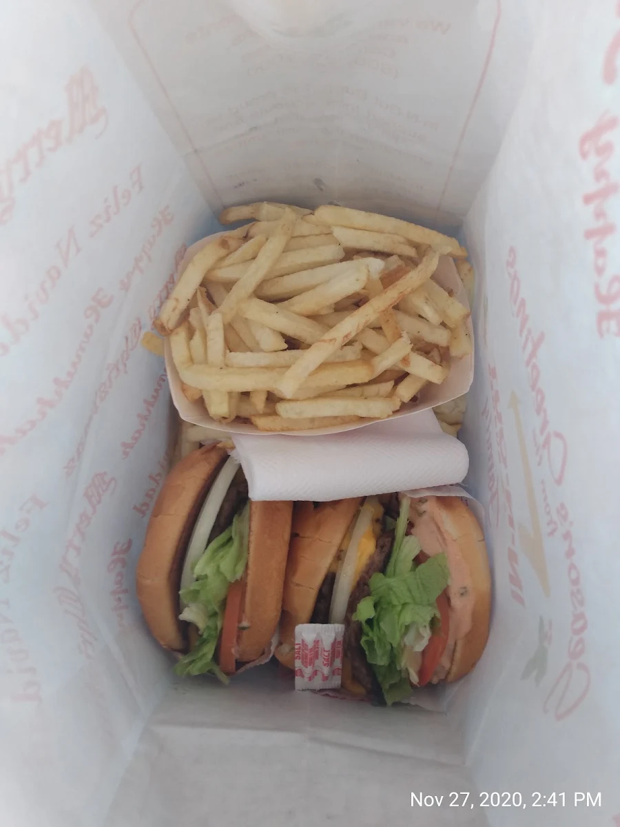 Double Cheeseburger with Fries