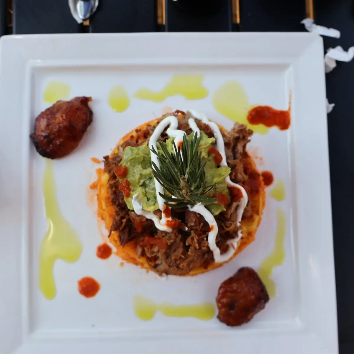 Colombian Style Arepa Chancho