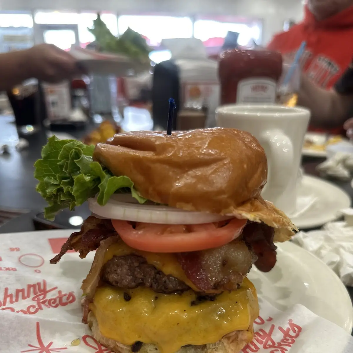Double Cheeseburger with Bacon