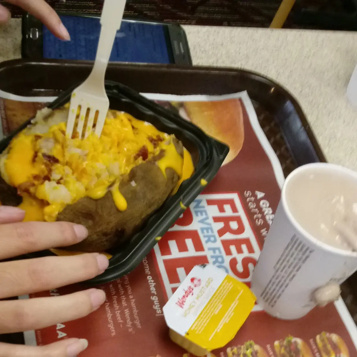 Chili & Cheese Baked Potato