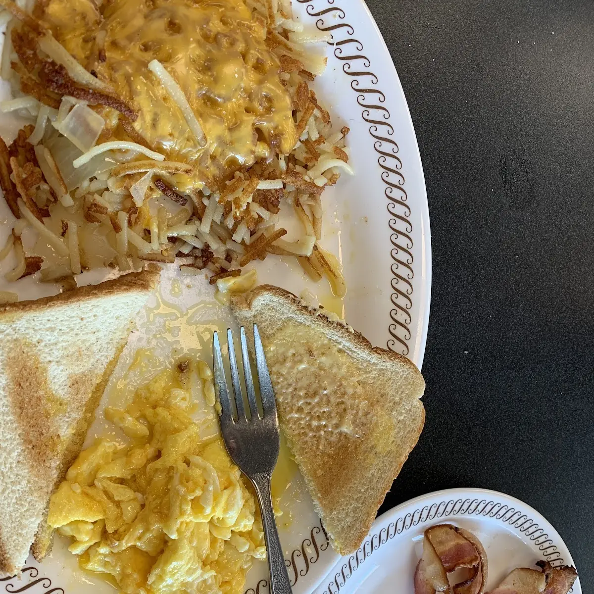 Texas Breakfast Melt with Hashbrowns