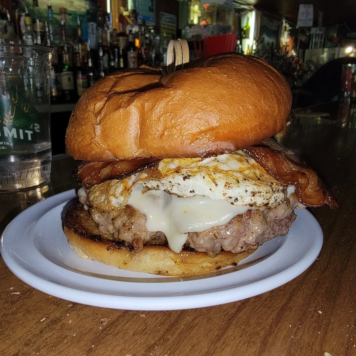 Dago Egg and Cheese Sandwich with Bacon Mozzarella Cheese