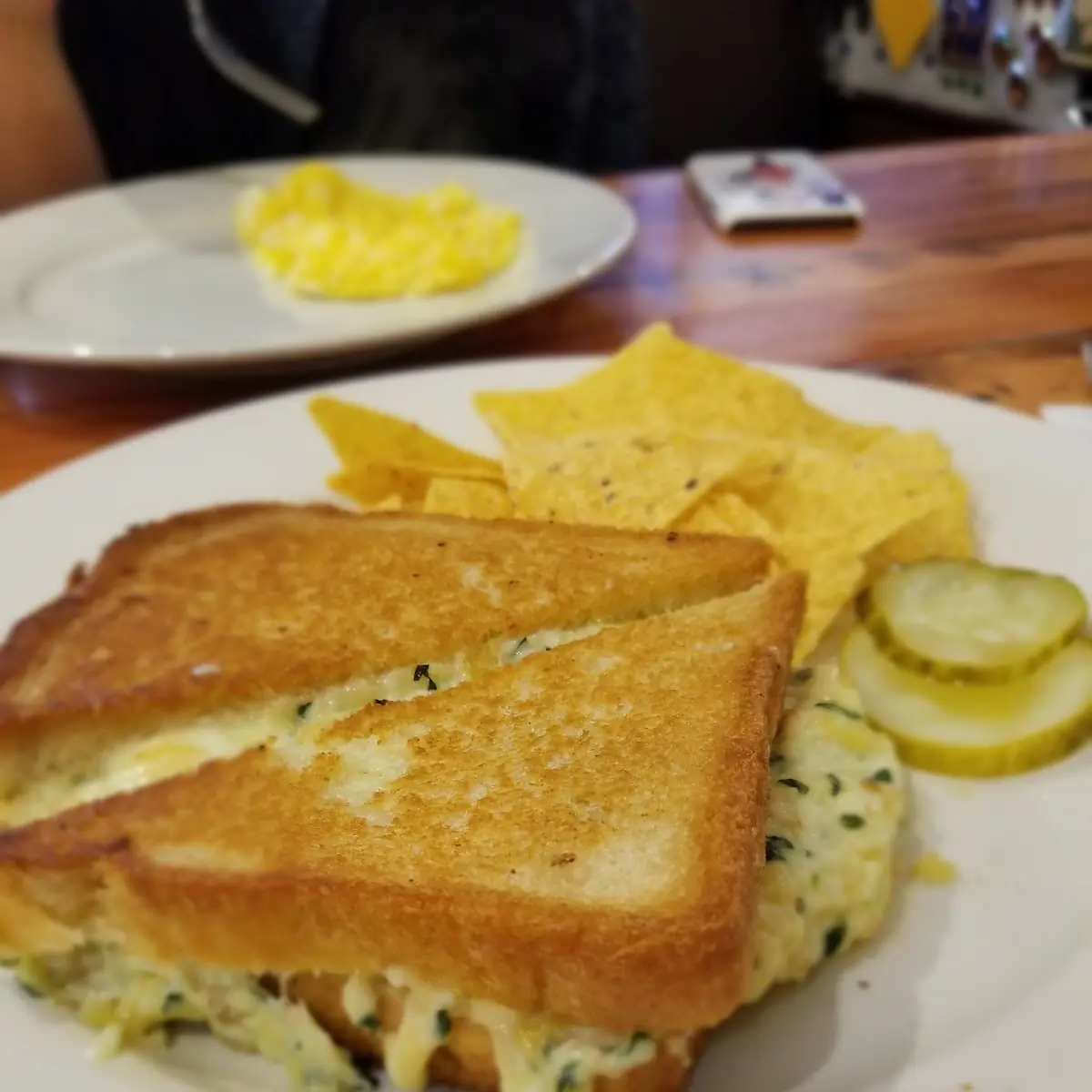 Crab Dip Grilled Cheese