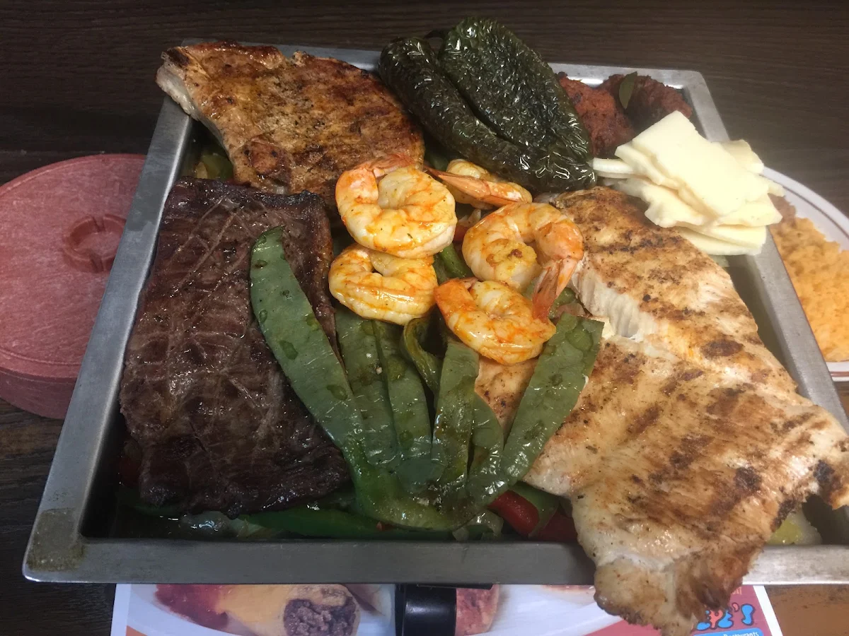 Steak Chicken & Shrimp