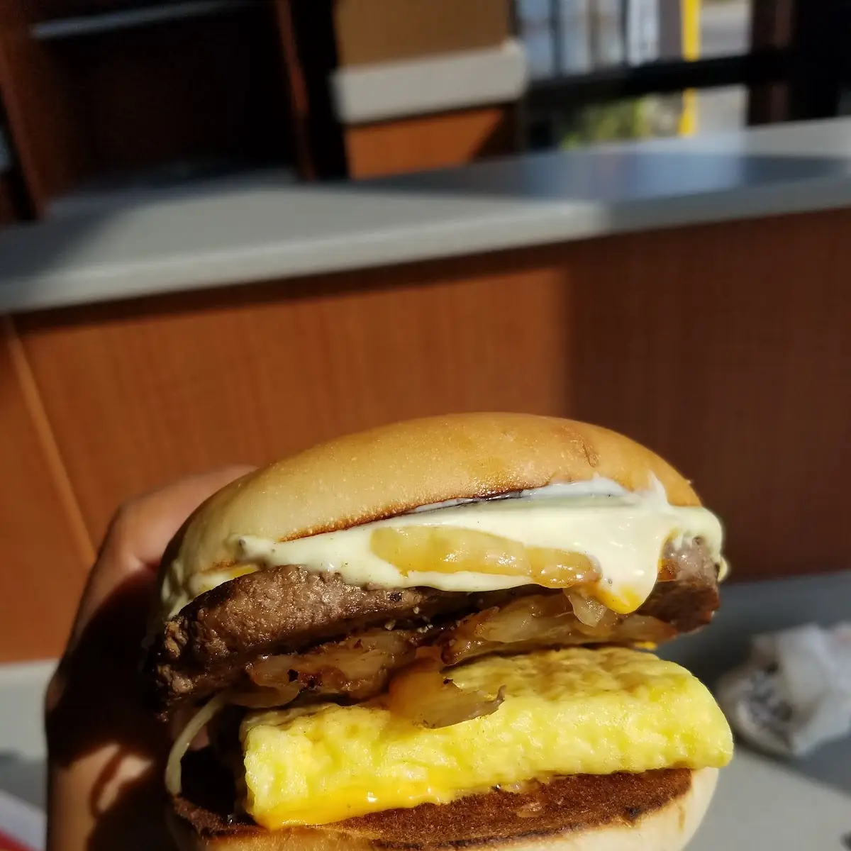 Steak Egg and Cheese Bagels