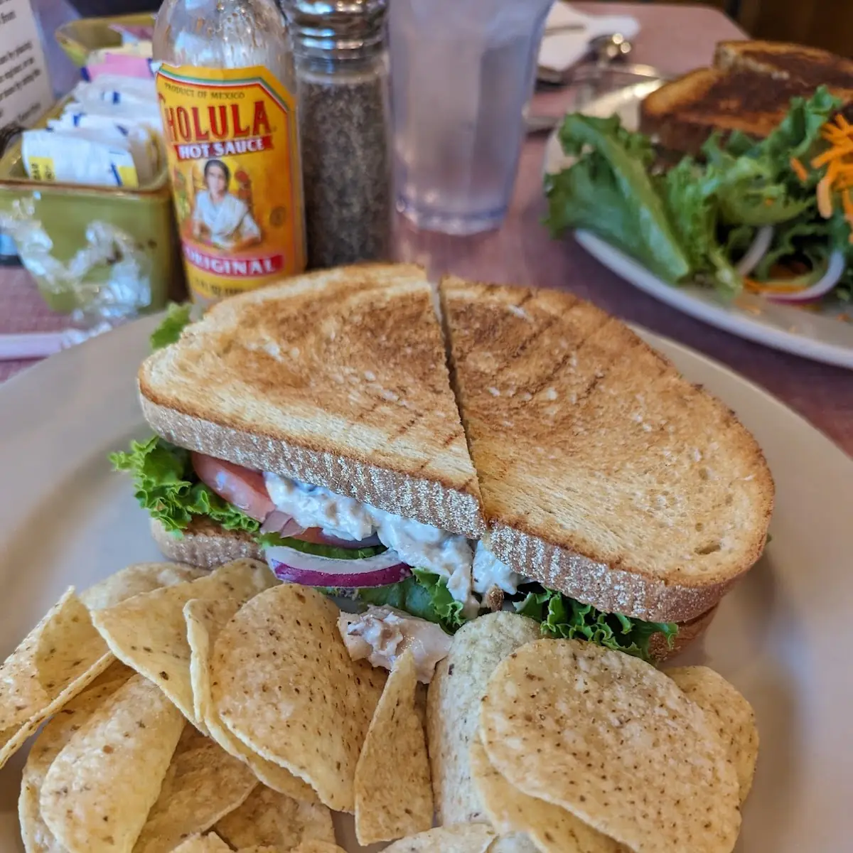 Apple Walnut Chicken Salad Sandwich