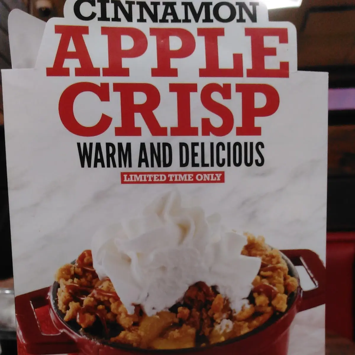 Cinnamon Apple Crisp