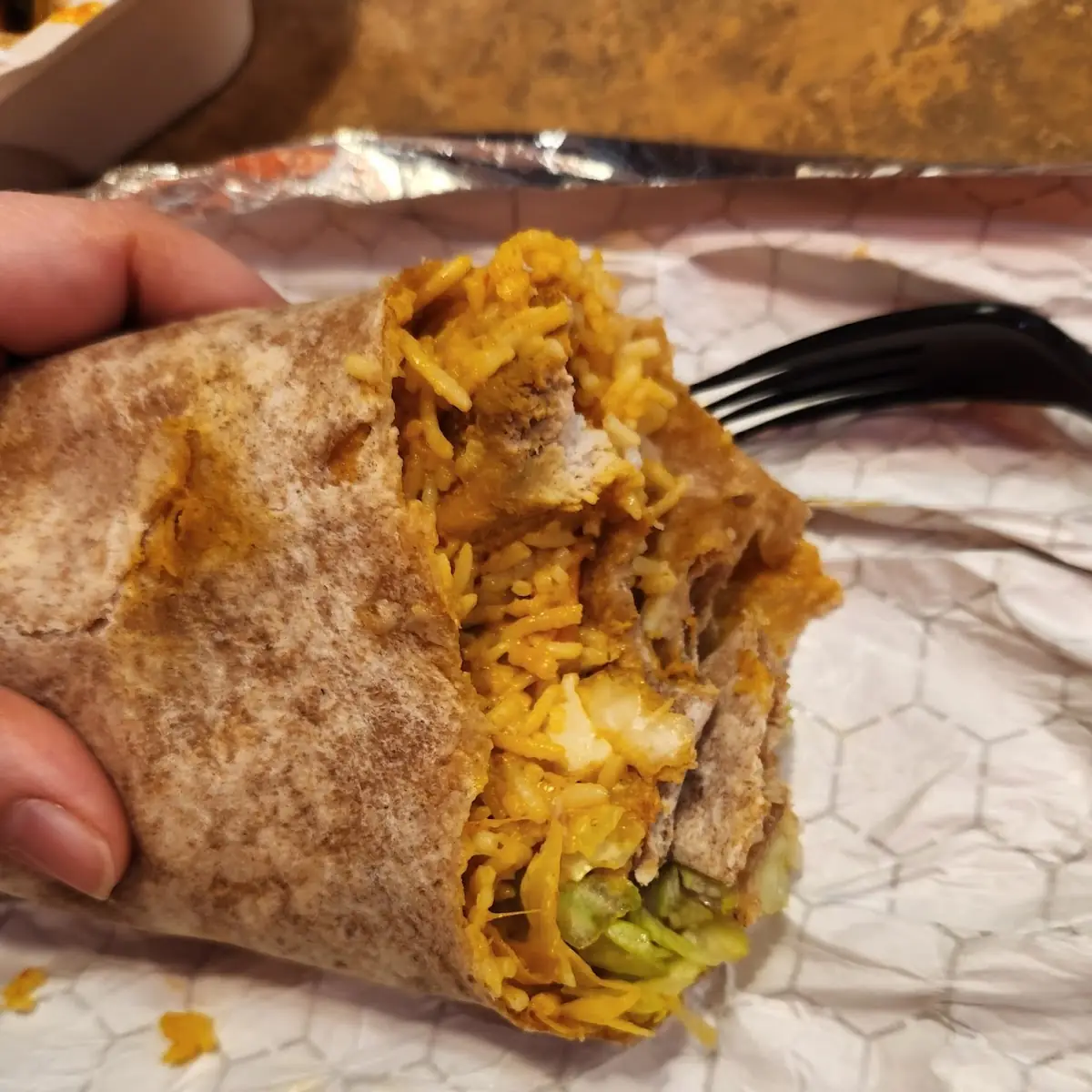 Butter Chicken Burrito
