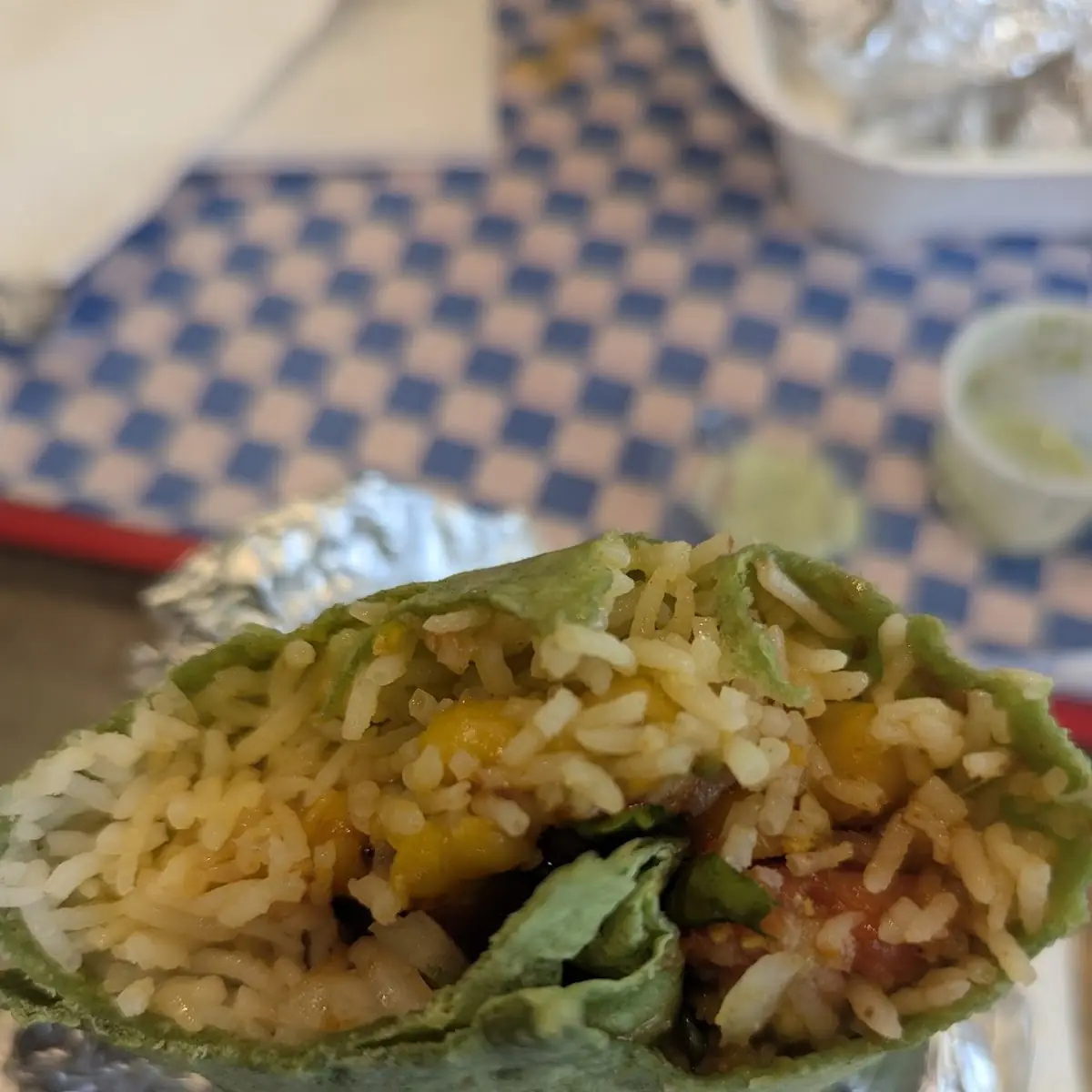Chana Masala Burrito