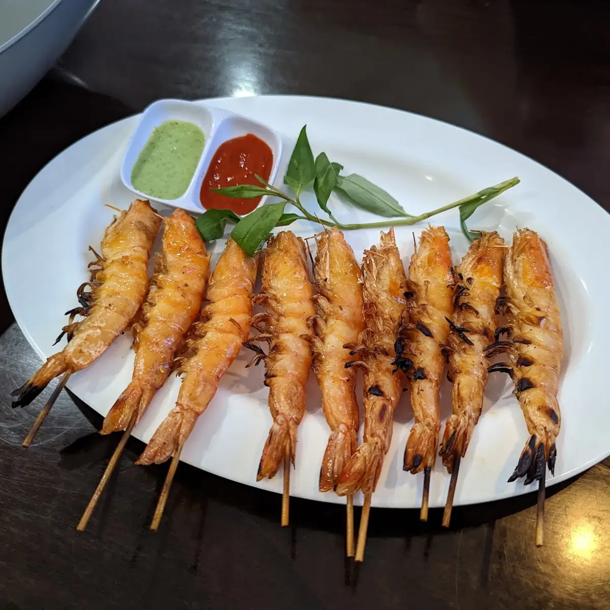 Grilled Shrimp with Salt and Chili