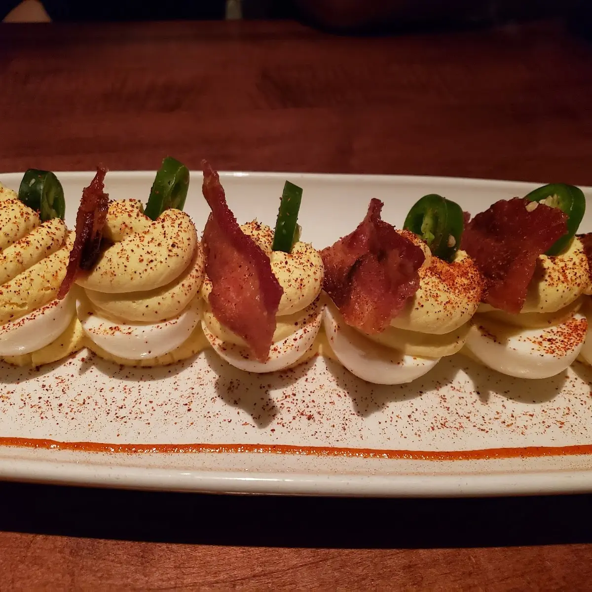 Candied Bacon Fresh Horseradish