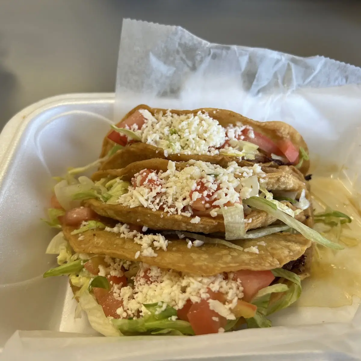 Fluffy Chicken Tacos
