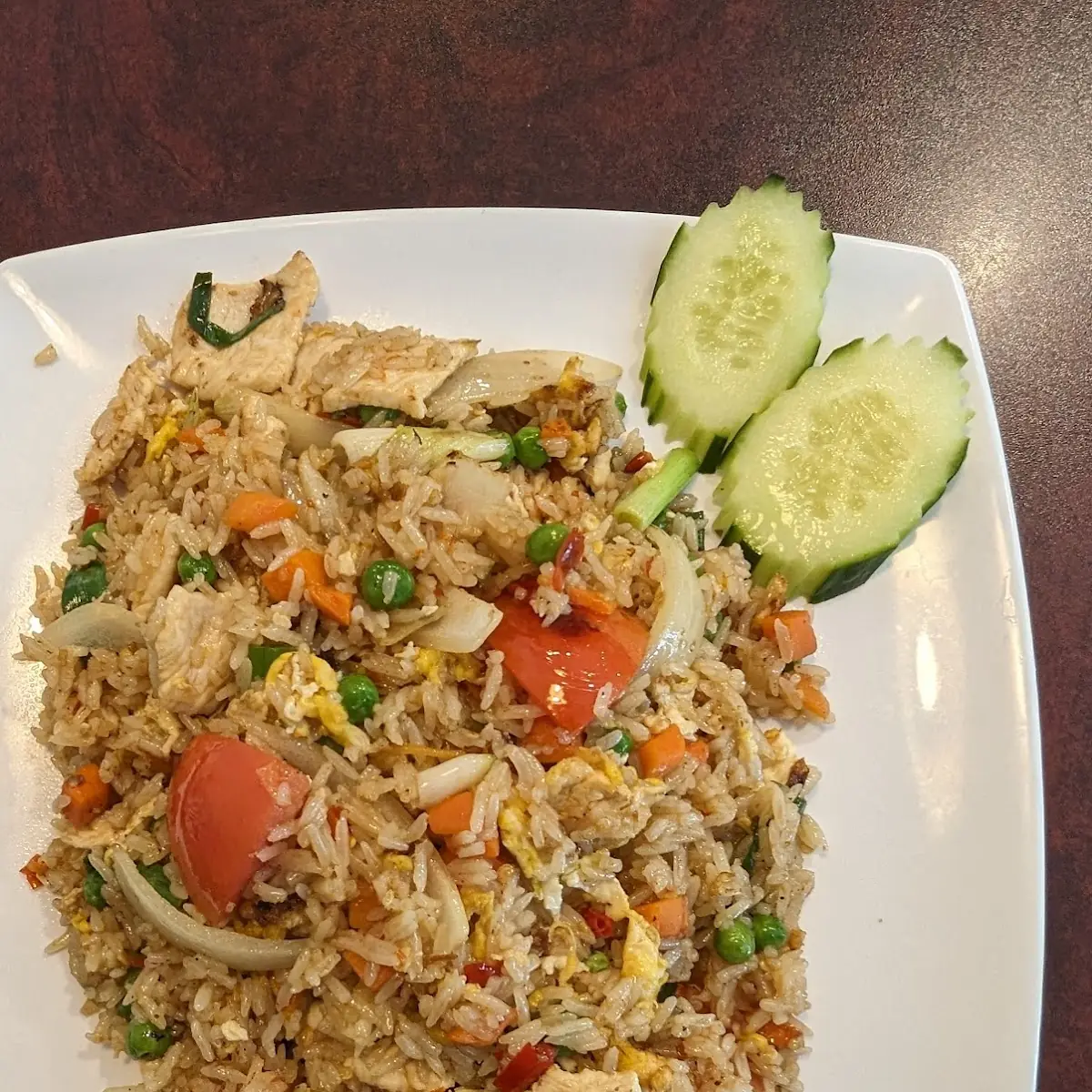 Pineapple Chicken Shrimp Fried Rice