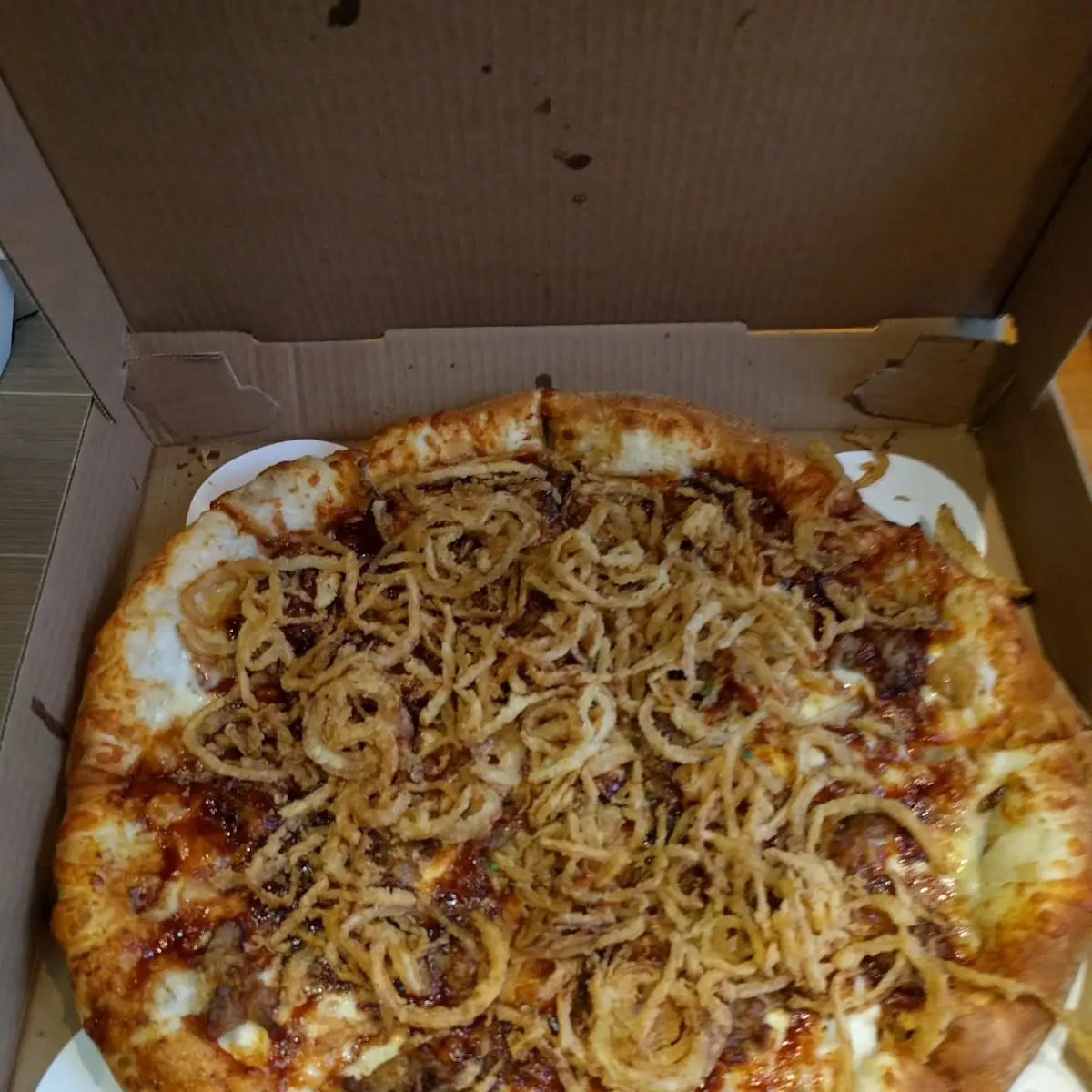Pulled Pork and Onion Straws