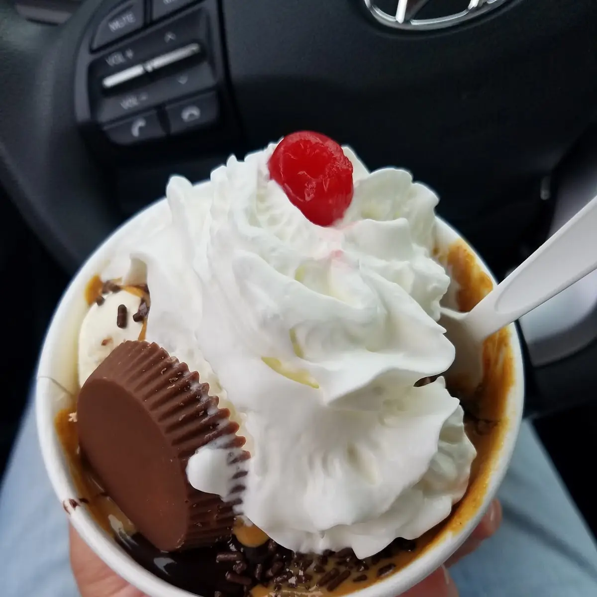 Reese's Peanut Butter Cup Sundae