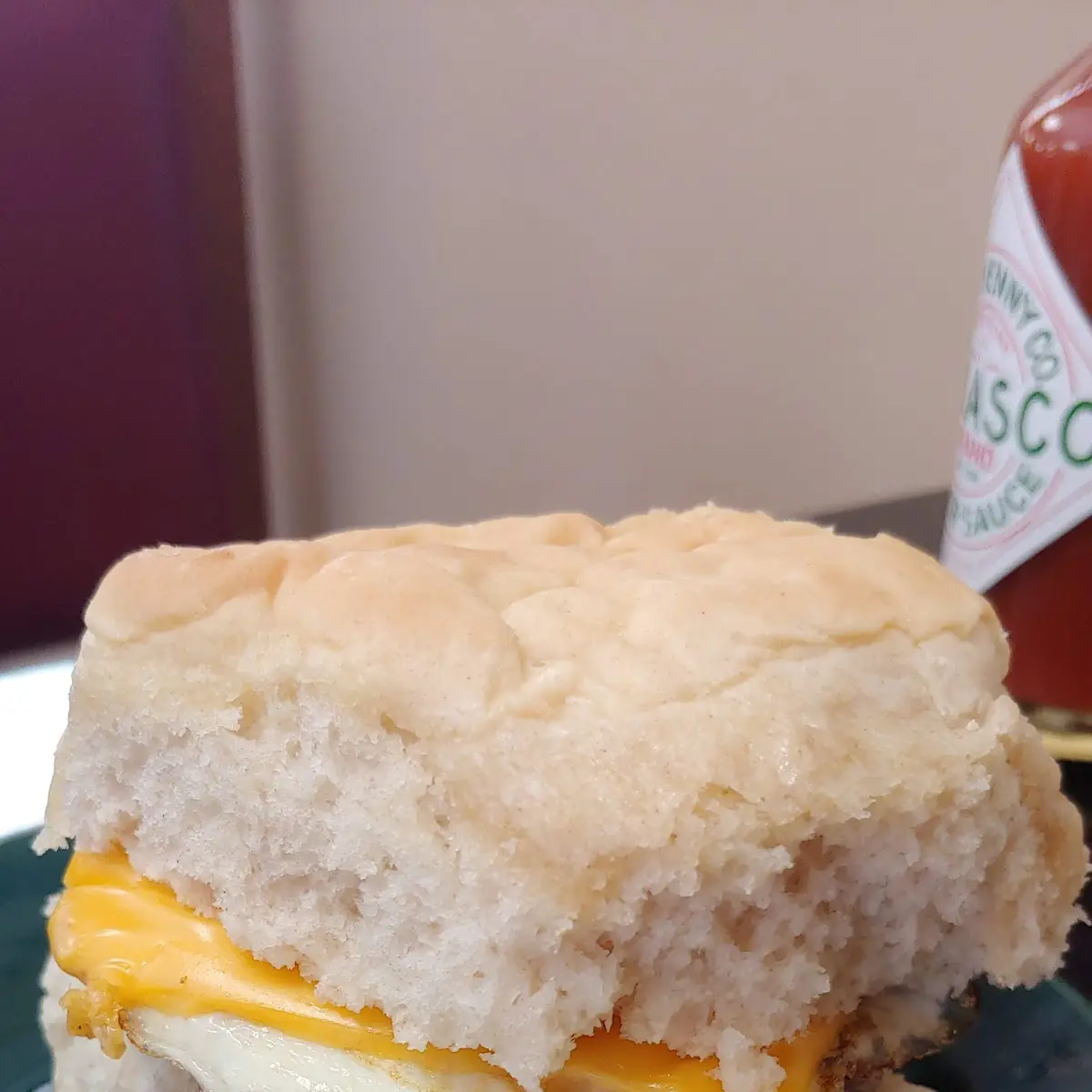 Sausage Egg and Cheese Breakfast Biscuit