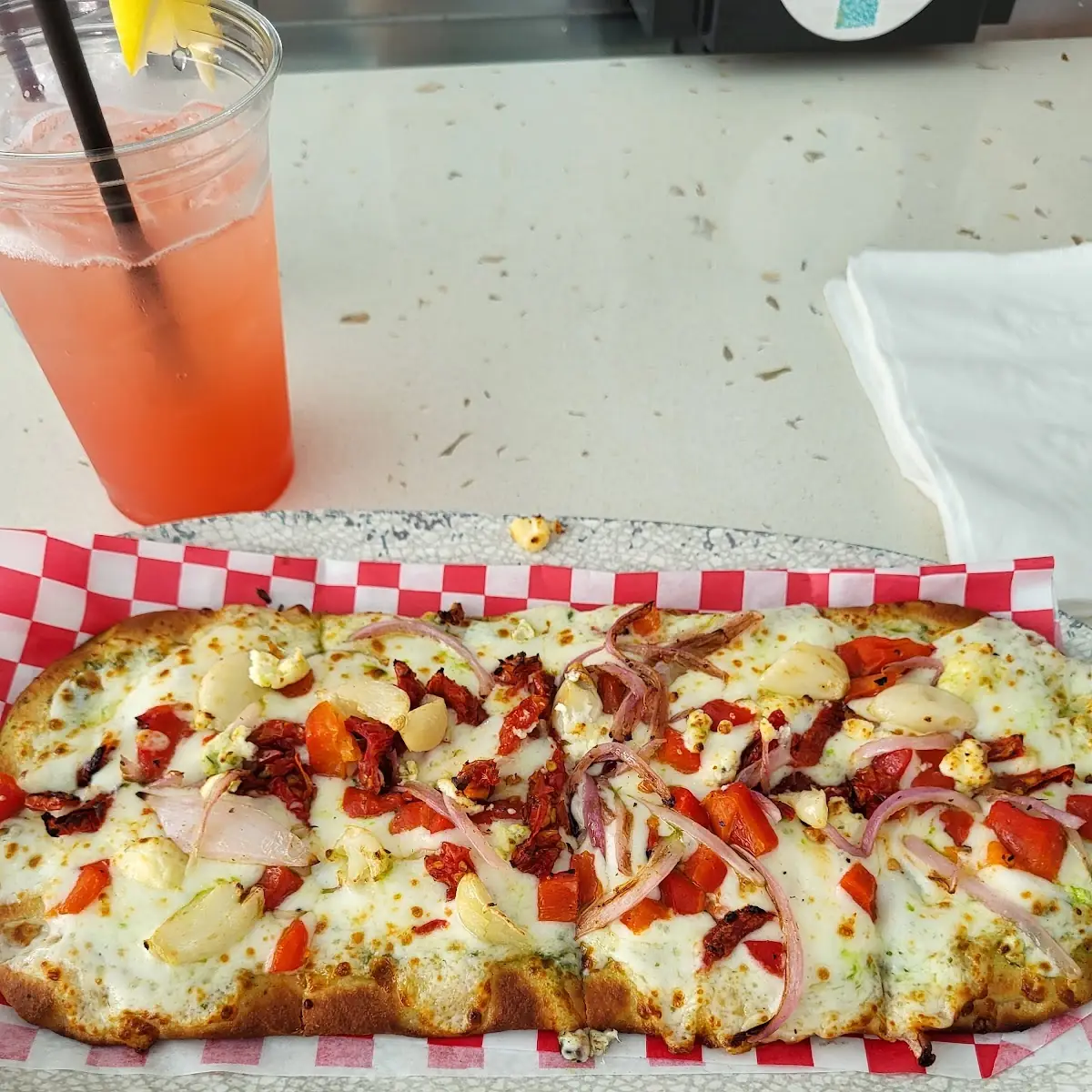 Flatbread Pizza Margherita Flatbread