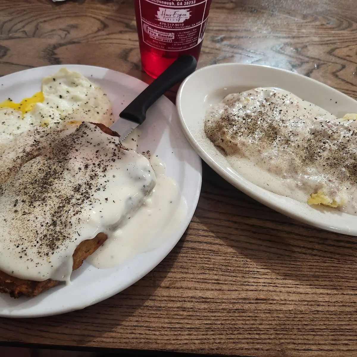 Chicken Fried Steak and Eggs