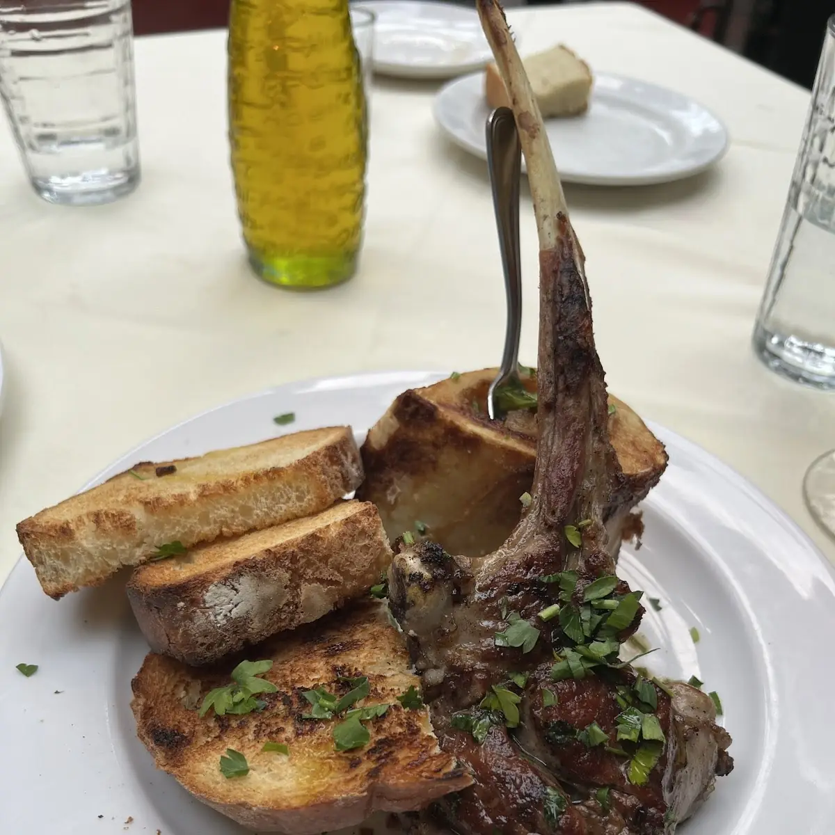 Veal Chops with Bone Marrow