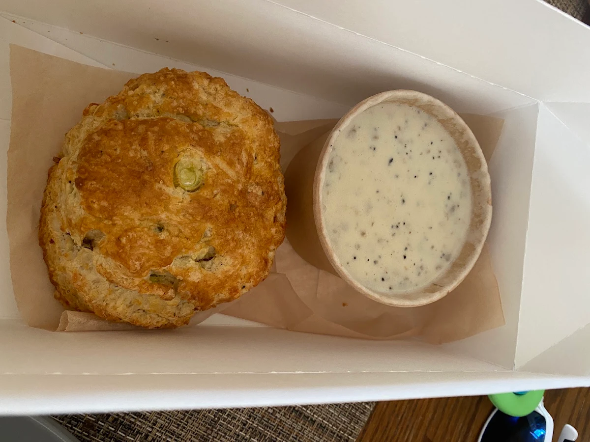 Biscuit with Sausage Gravy